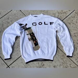 Vintage golf sweater